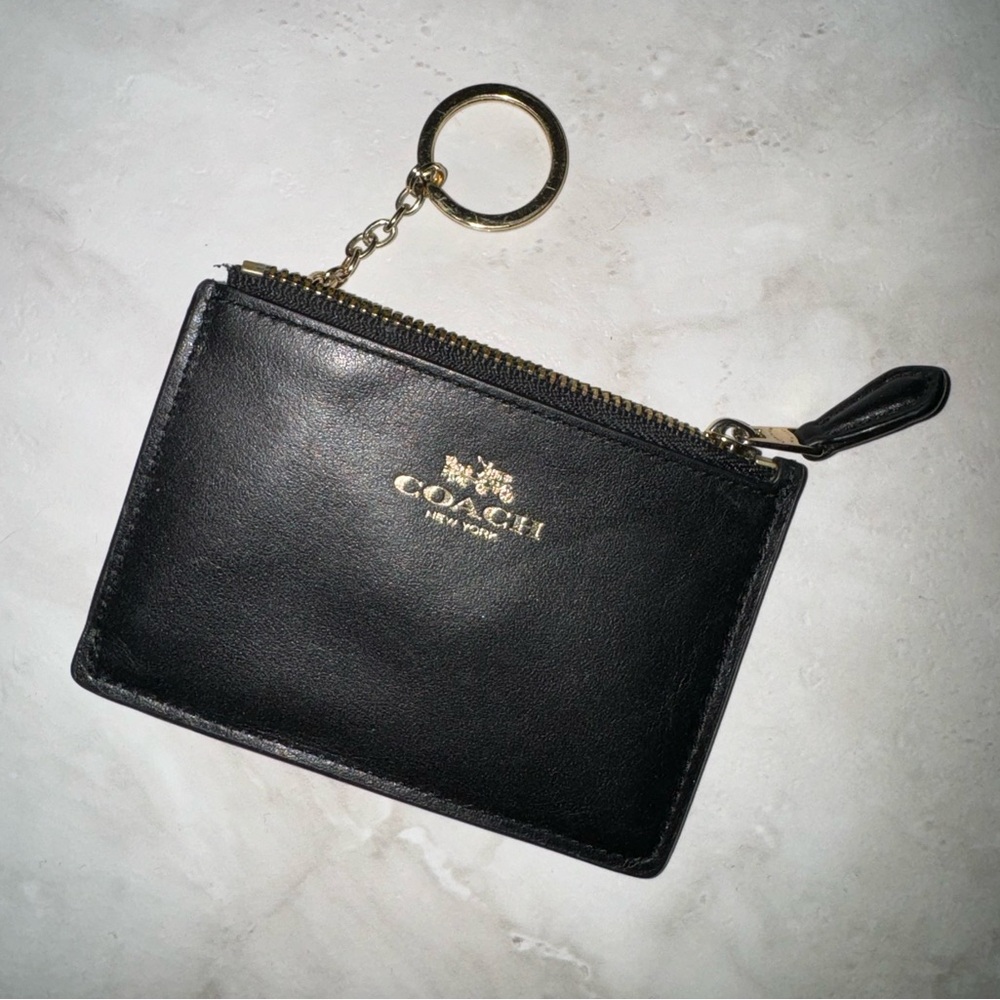 COACH SMALL ZIP KEY POUCH